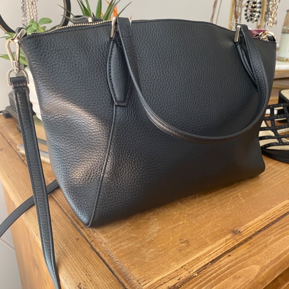 BRAND NEW - Never Used Kate Space Black Satchel - Picture 5 of 13